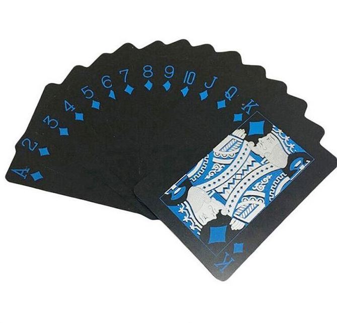 2022 waterproof nude custom logo black core playing cards poker promotional poker cards