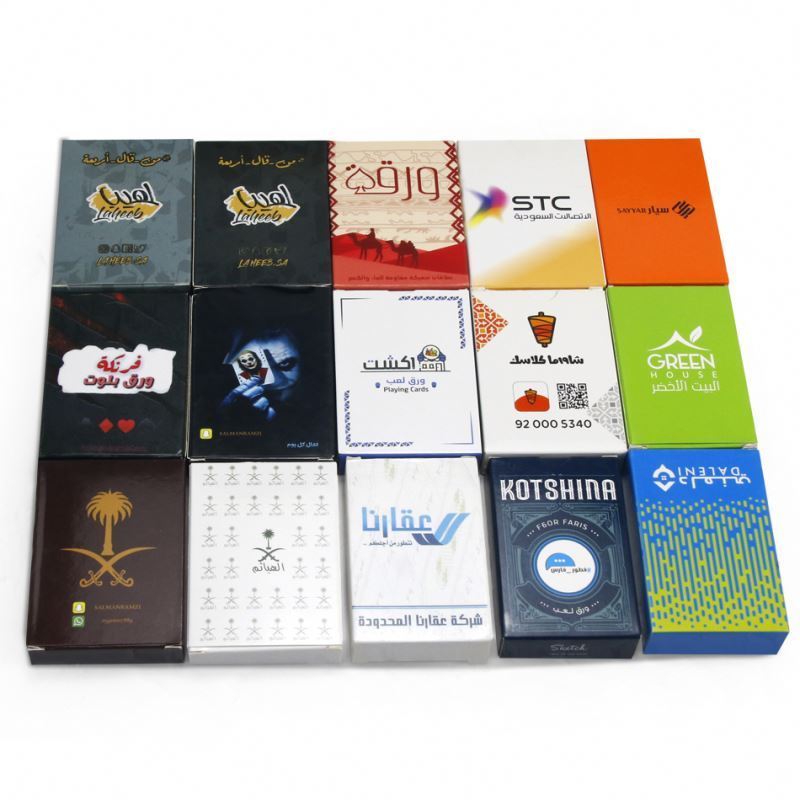 Manufacturer Wholesale Cooperate Gifts Paper playing card Both Side Printed Custom Tichu Game Playing New Secret Marked Poker C