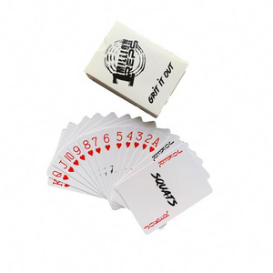 2022 Unique Gift Cheap Items To Sell Paper Customized Size Both Side Printing Custom Logo Poker Cards Set Paper Playing Cards