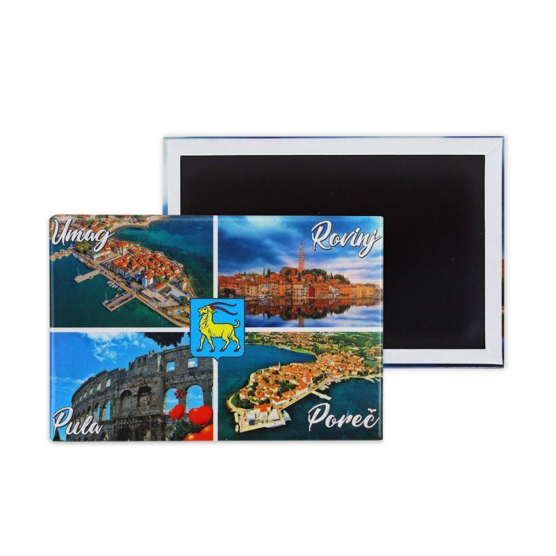 Tourism Custom Photo Portugal UK Romania Souvenirs Tin Fridge Magnet Made in China Souvenir Magnets For Fridge