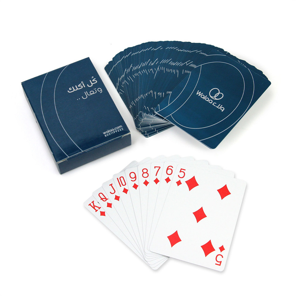 Wholesale Manufacturer Promotional Advertising cheap plastic card magic poker card jumbo playing cards