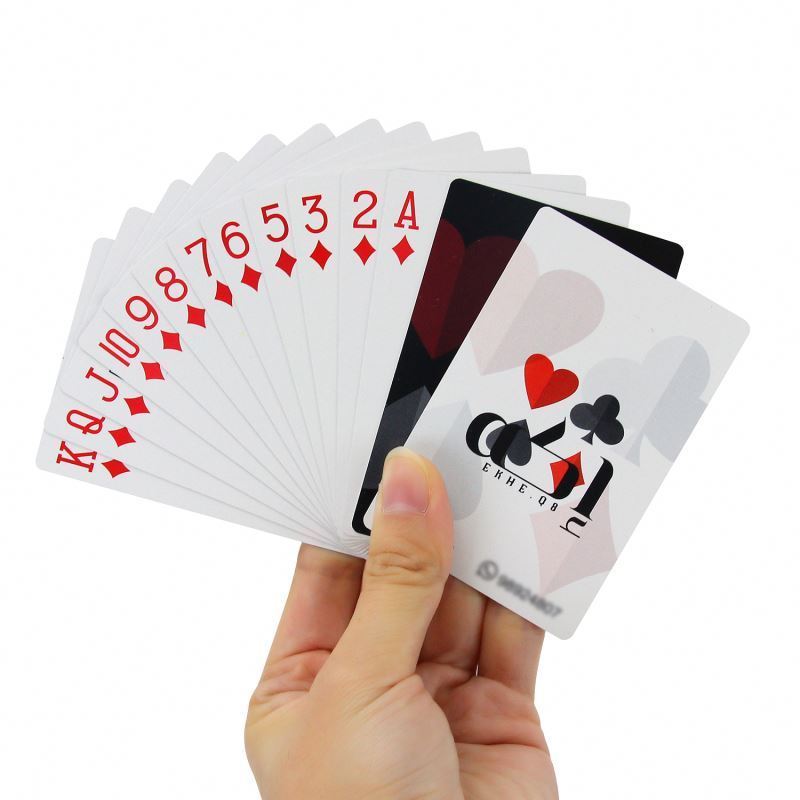 Custom Logo Magic Casino Cardistry Paper Advertising Poker Printing Game Texas Playing Cards