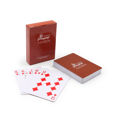 Custom Full Color Sublimation Blank Printing OEM Novelty Memento Plastic Poker Playing Cards