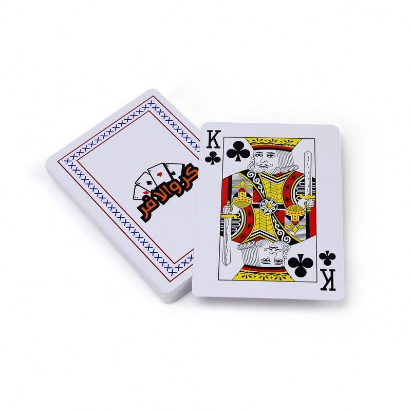 Custom Design Cartoon Printed Baloot poker Games Card Funny Playing Card For Adult