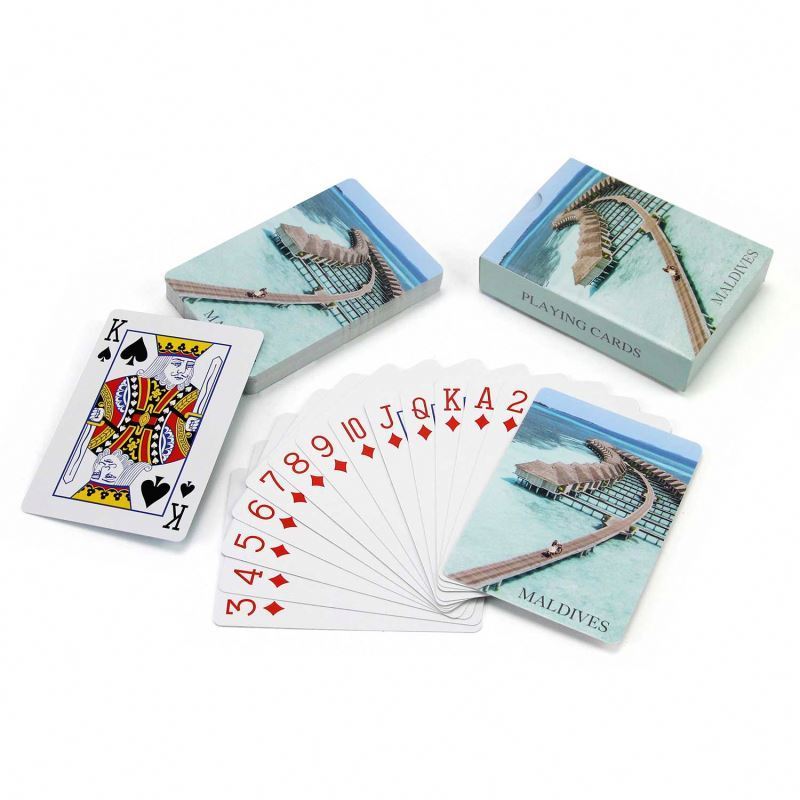 High Quality Promotional Gift Customized Own Logo Design PVC Poker Paper Playing Card