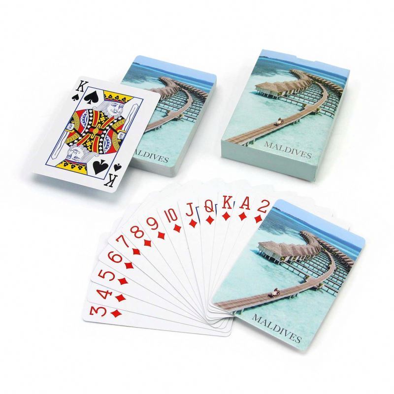 High Quality Promotional Gift Customized Own Logo Design PVC Poker Paper Playing Card