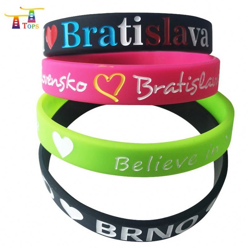 Promotional Gift Cheap Price Custom Silicone Wrist Band Custom Silicone Bracelet Bulk Cheap Silicone Band For Sport