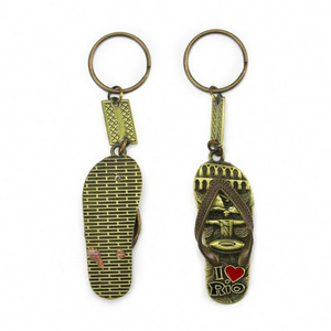 Sublimation Metal Keychains Letter Gold Nickel Plated Keychain