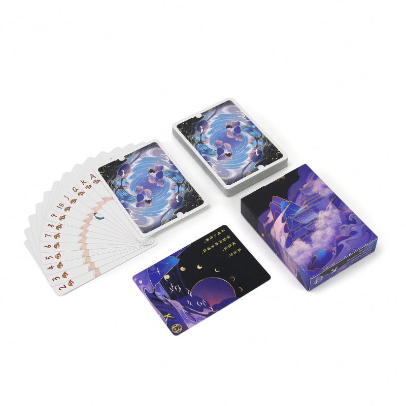 Free Sample Cheap Shipping Tuck Box Playing Cards Logo Design Custom Paper Poker Cards