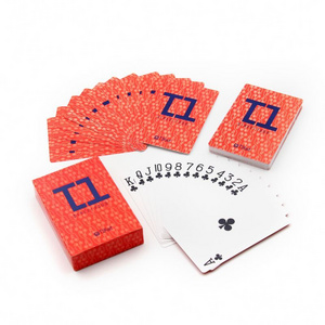 Best Quality Personalized Custom baloot Card Deck poker decks playing cards with Book Printing pink gold black color