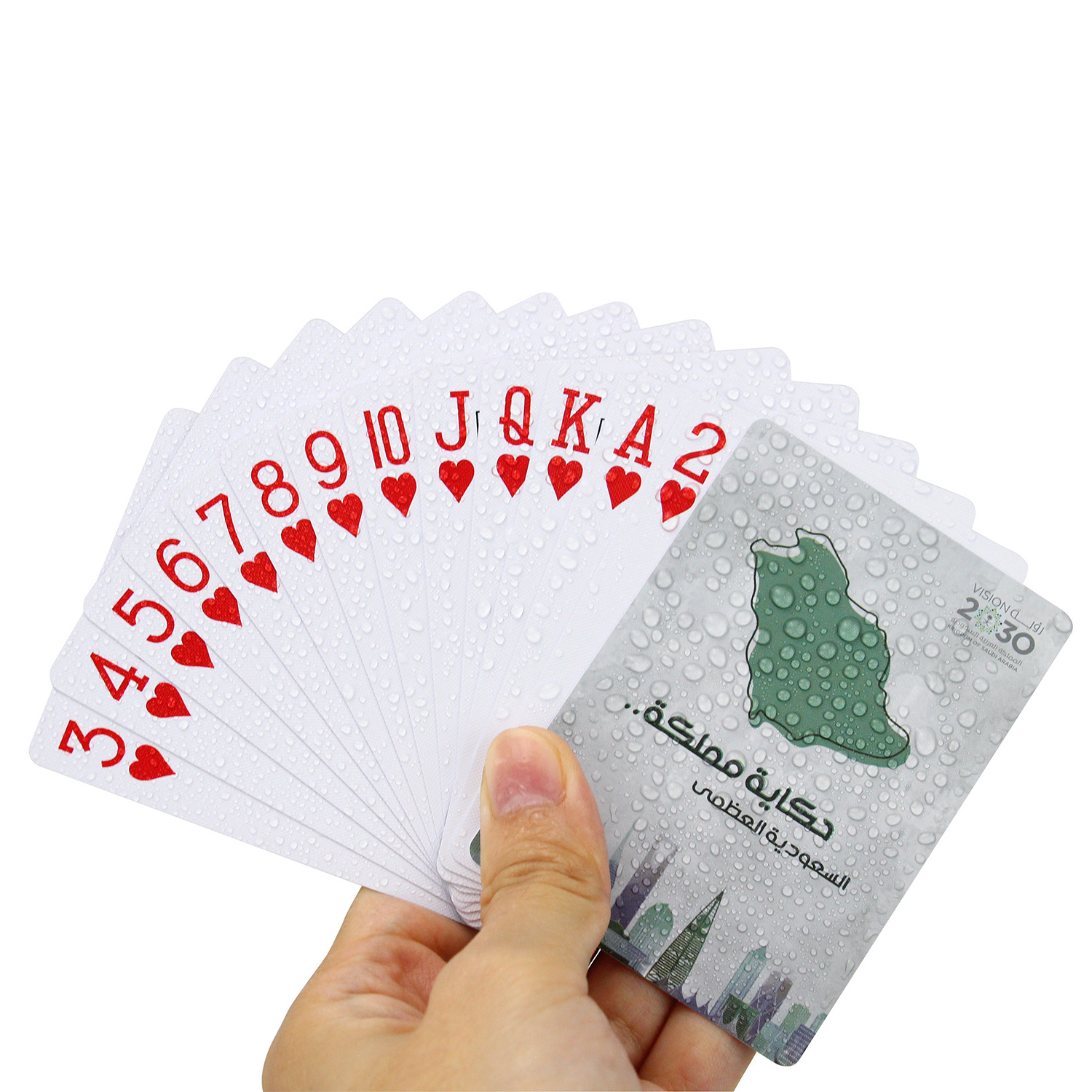 Custom Printed Large baloot game Cards Off Set Printing For Playing With 54 Cards Affirmation Cards Positive