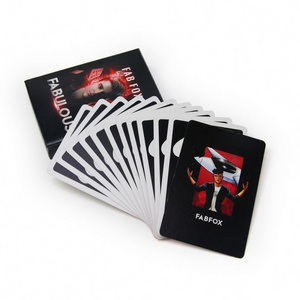 Custom Print Logo Family Game Poker Cards Adult Sublimation Printing Best Quality Paper Poker Playing Cards