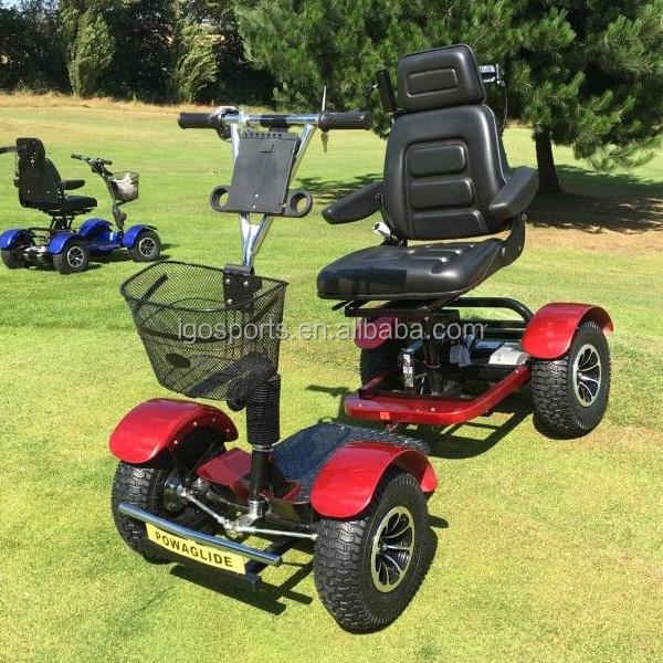 4 wheels single seat electric golf buggy