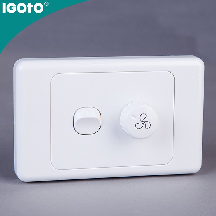 Igoto SAA approval Australia electrical speed fan wall switches