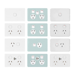 SAA Approved Light Switches And Sockets Manufacturers Australia Modern House Switches Double Electric Socket