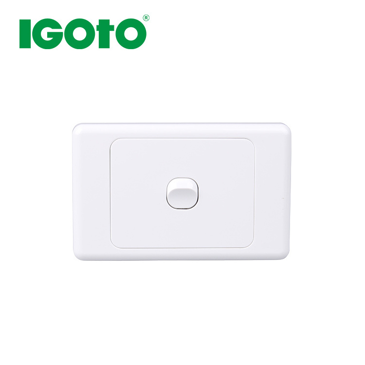 IGOTO AS series SAA Australian standard luxury light switch 1G electrical wall switch