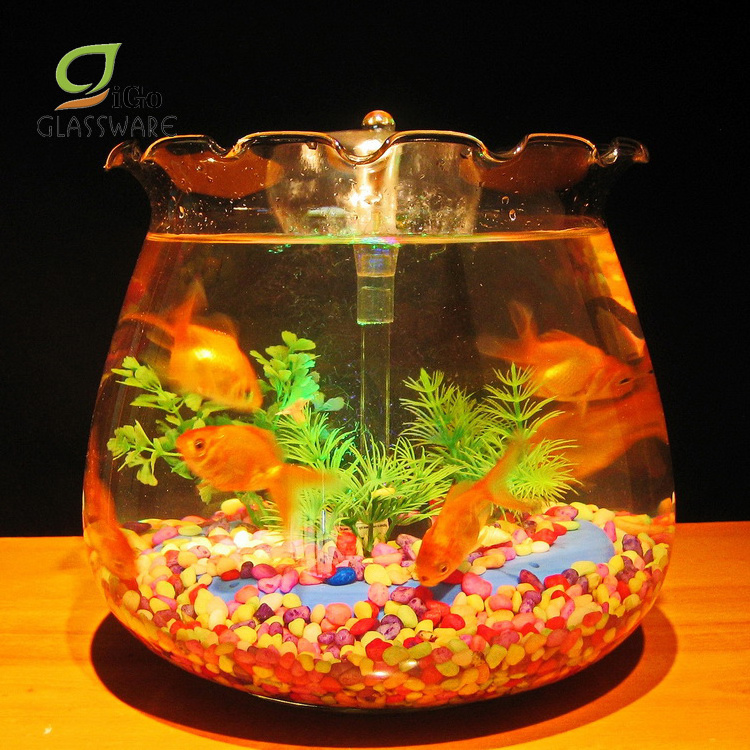 Air Pump Table Glass Fish Tank Aquarium With Stand