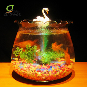 Air Pump Table Glass Fish Tank Aquarium With Stand