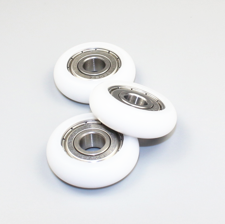 Low MOQ Custom Small Plastic Pulley Wheel with Ball Bearing