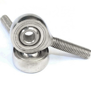 304 Stainless Steel Self-Lubricating SI14T/K Fish eye Universal Ball Joint Rod End Bearing