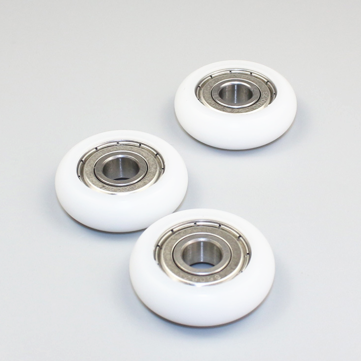 Low MOQ Custom Small Plastic Pulley Wheel with Ball Bearing