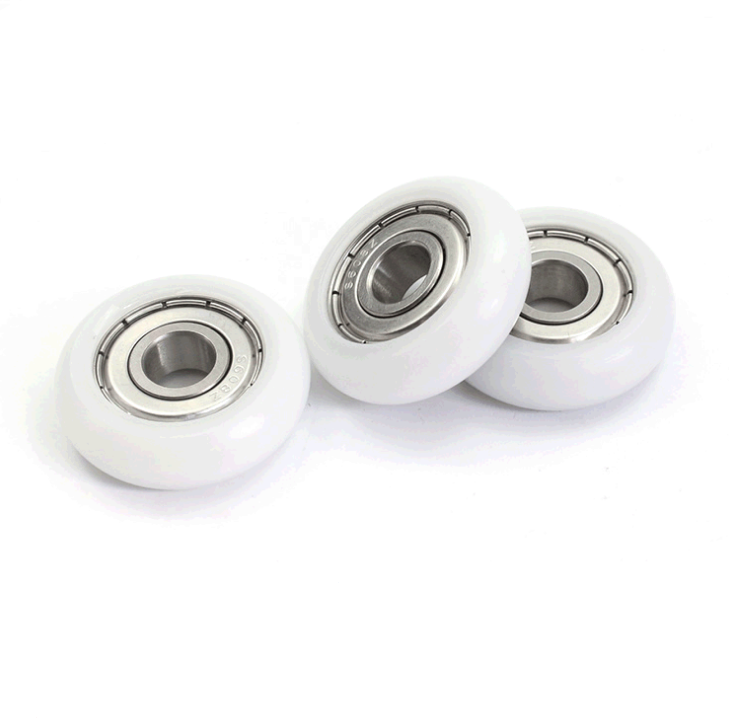 Low MOQ Custom Small Plastic Pulley Wheel with Ball Bearing