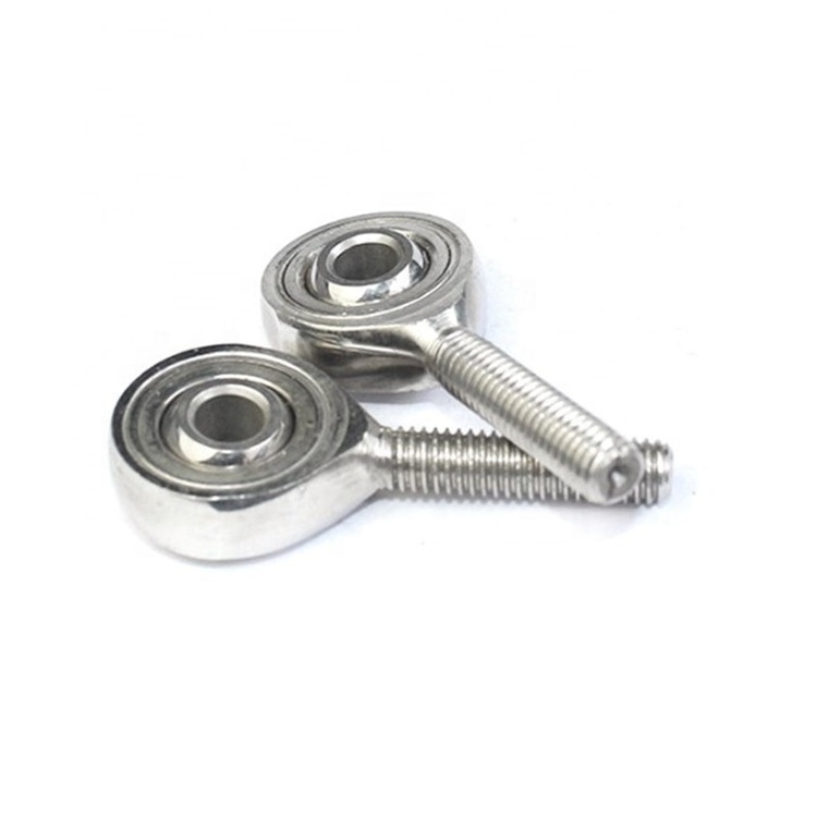 304 Stainless Steel Self-Lubricating SI14T/K Fish eye Universal Ball Joint Rod End Bearing