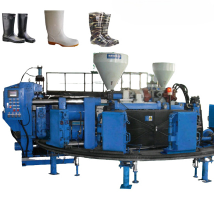 shoe injection moulding machine PVC PU rubber shoes sole vertical injection plastic molding making machine make shoes mold