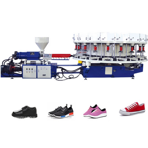 shoe injection moulding machine PVC PU rubber shoes sole vertical injection plastic molding making machine make shoes mold