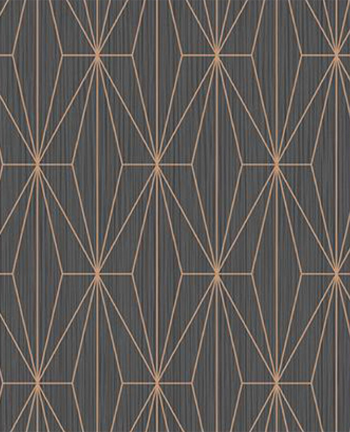 Plain color shading The grid drawn by the silk thread has 3D sense a touch of geometric figures PVC wall paper