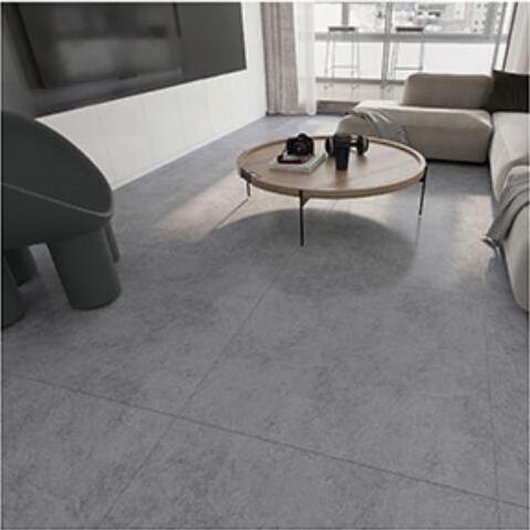 Cement gray Waterproof peel and stick floor tiles Marble pattern vinyl floor peel and stick tiles Suitable Floor renovation60*60