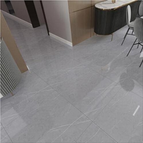 Cement gray with white stripes Waterproof peel  and stick floor tiles  Marble pattern vinyl floor peel and stick tiles Suitable