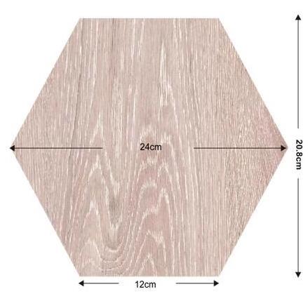 Hexagon Waterproof peel and stick floor tiles  Marble pattern Wood grain vinyl floor peel and stick tiles Suitable wall tiles