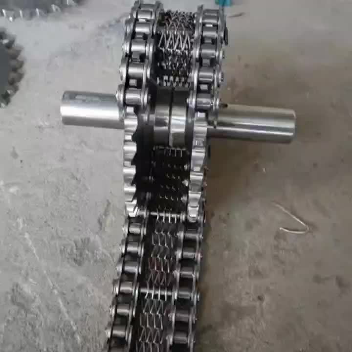 Custom 304 stainless steel sprocket processing custom transmission parts helical gear single double row gear chain gear