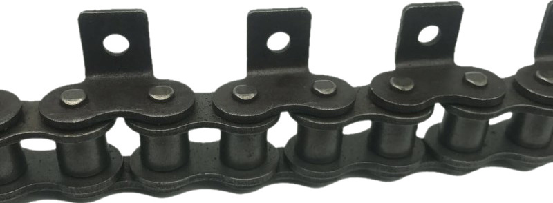 High precision and high quality bending plate chain single-side double-side single-double hole with ear drive industrial chain