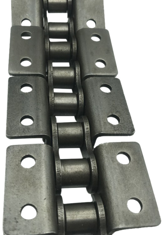 High precision and high quality bending plate chain single-side double-side single-double hole with ear drive industrial chain