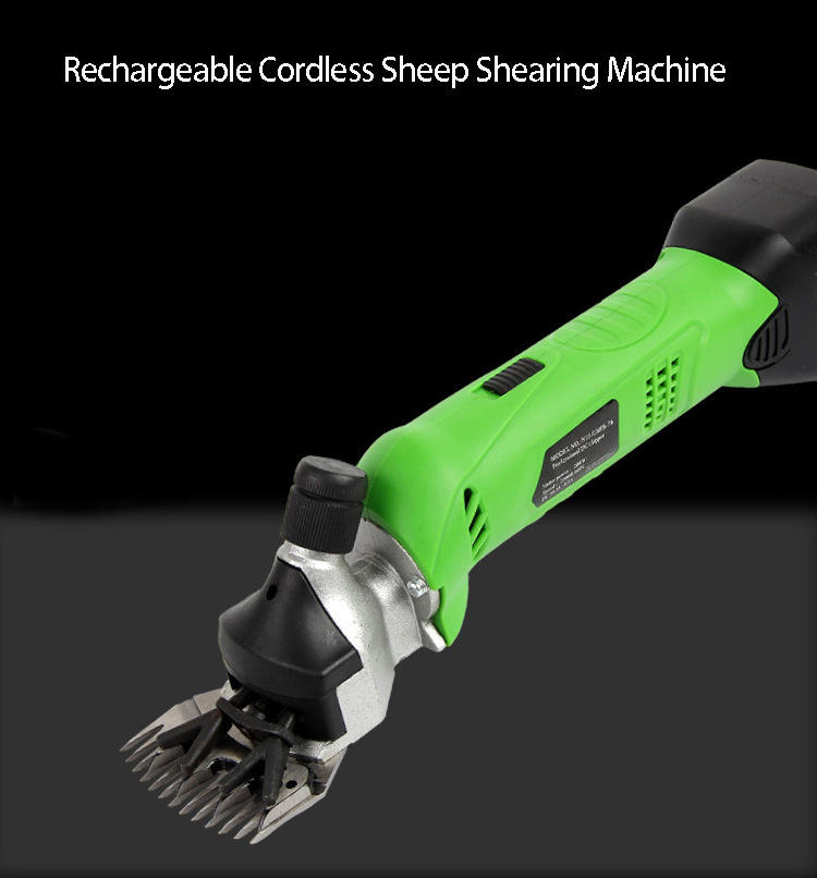 Rechargeable Sheep Hair Cutter Livestock Farm Equipment Rechargeable Sheep Wool Clippers Goat Shearing Machine