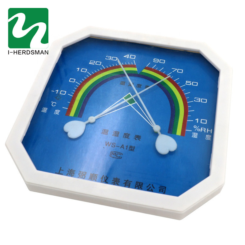 sling psychrometer with clock Pointer Thermometer And Hygrometer