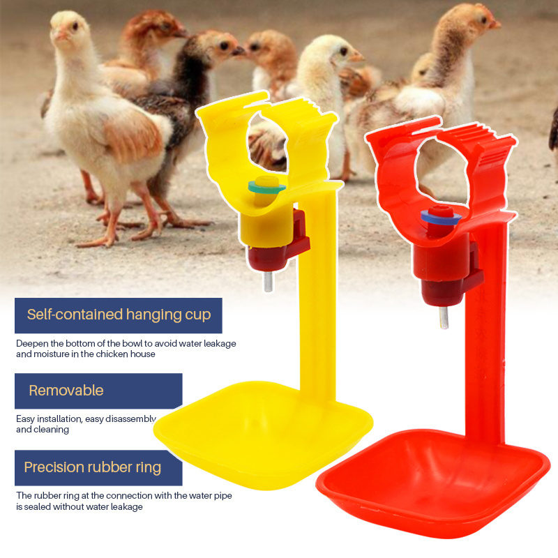 Automatic Brooding Pigeon Poultry Chicken Drip Water Nipple Cup Chicken Drinker Cups For Sale