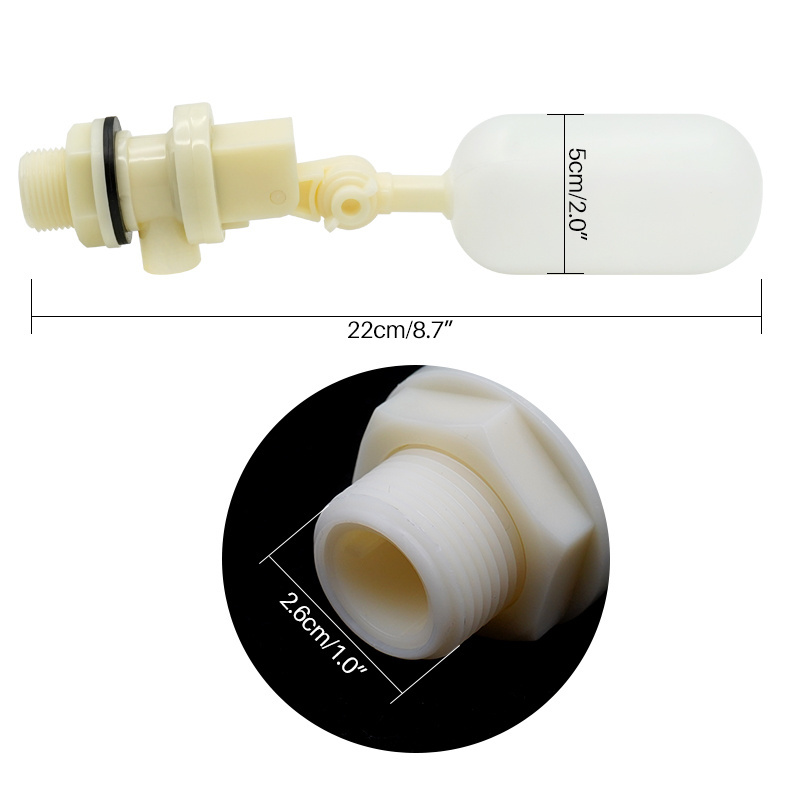 Adjustable Water Tank Mechanical Plastic Float Valve Water Filter Float Ball Valve Water Tank Float