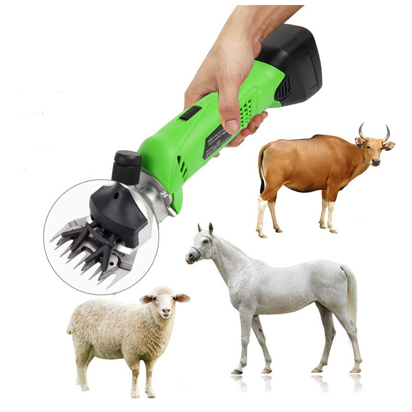 Rechargeable Sheep Hair Cutter Livestock Farm Equipment Rechargeable Sheep Wool Clippers Goat Shearing Machine