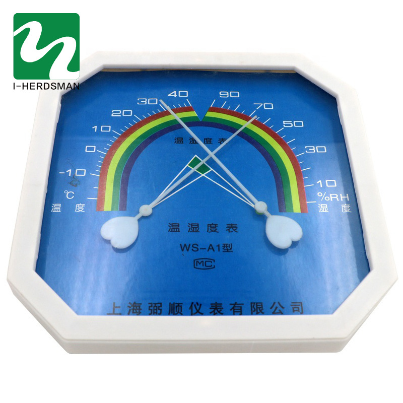 sling psychrometer with clock Pointer Thermometer And Hygrometer