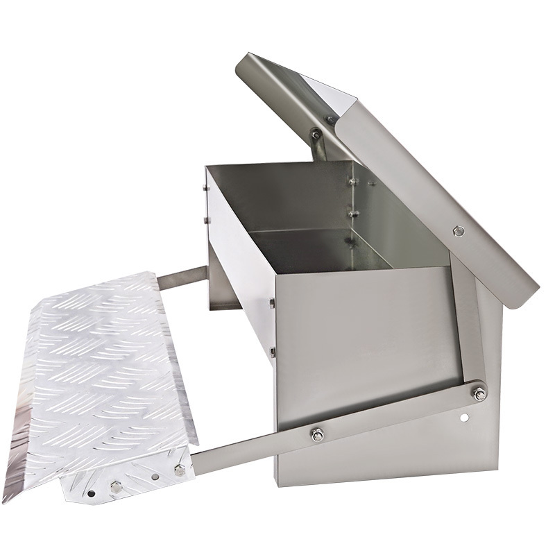 Chicken Raising Equipment Outdoor Poultry Automatic Feeder Galvanized Treadle Chicken Feeder