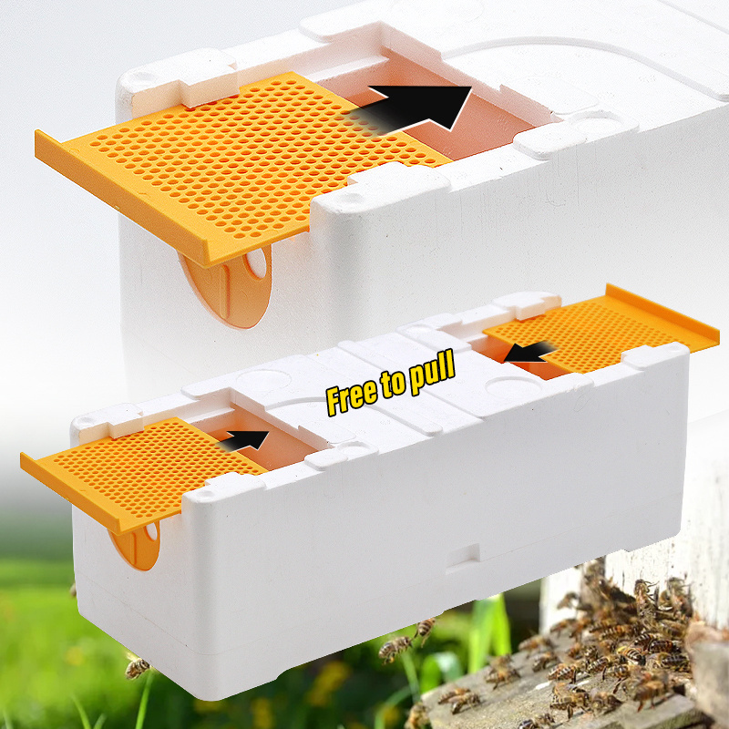 Beekeeping Equipment Pollinator Plastic Pollination Bee King Box Foam Bee Hive Box