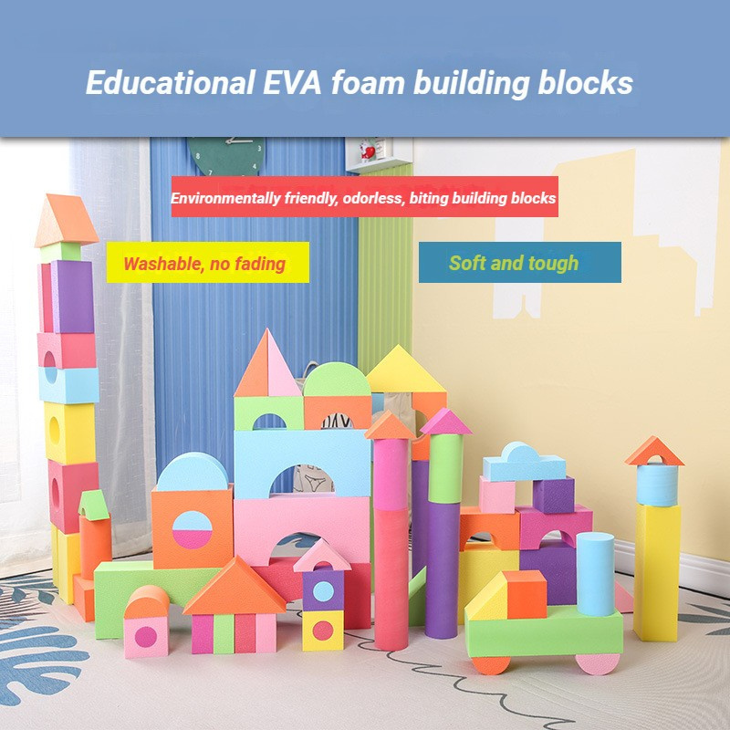 large giant eva soft big foam building styrofoam blocks for toddler kids toys