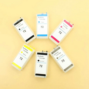 130ml Refillable Printer Ink Cartridge For HP 72 Designjet T610 T1120 T1200 T1300 T2300 HP72 Empty Ink Cartridge 6 Colors Kit