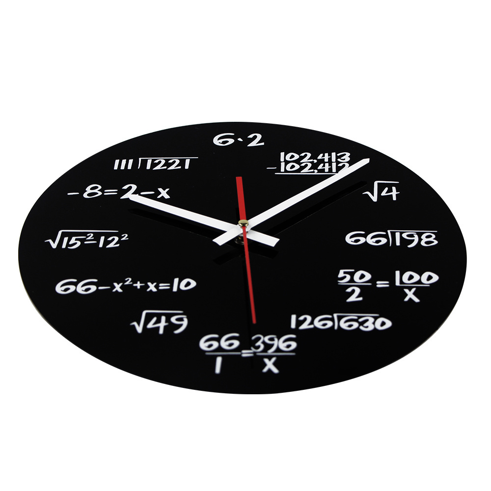 Modern Style Acrylic Wall Clock Round Shape Digital Clock Analog Home Decorative Clock.gift Clock Living Room (T5175) Quartz