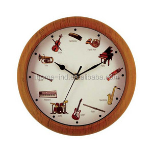 animal sound wall clock with cat sound and bird sound clock