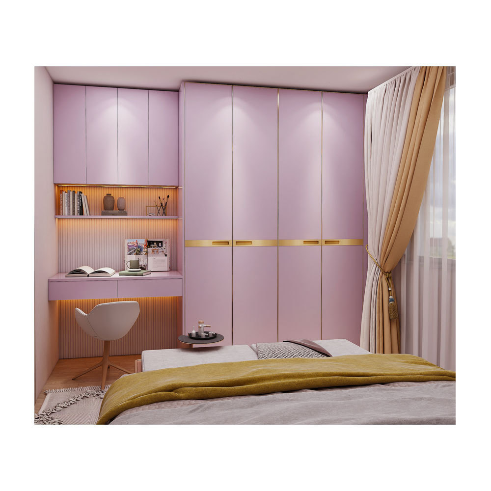 Wholesale Pink Wardrobe Bedroom Girls Women Wardrobes Multifunctional Home