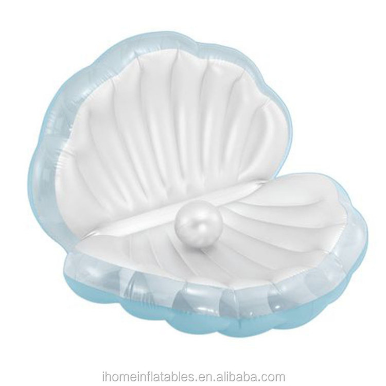 170cm  Inflatable White Shell float clam shell toy for Summer fun